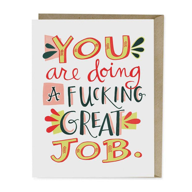 Em & Friends Fucking Great Job Cards
