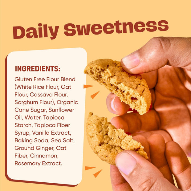 Partake Ginger Snap Cookies Food & Drink