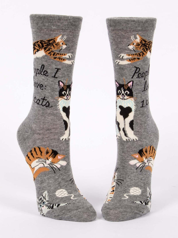 Blue Q People I Love: Cats Socks Accessories