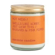 Anecdote Candles Hot Mess Candle Candles