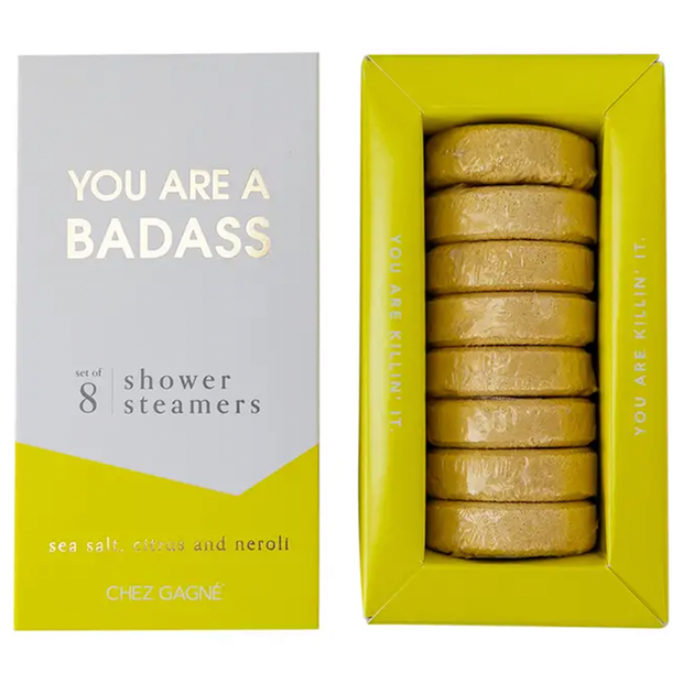 You are a Badass Shower Steamers