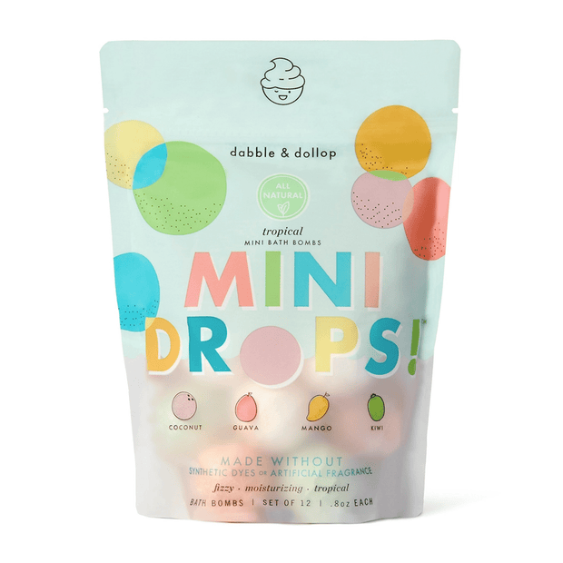 Dabble & Dollop Droplets! Kids Bath Bombs Bath & Beauty
