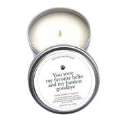 Luxepets Hardest Goodbye Candle (Pet Loss) Candles