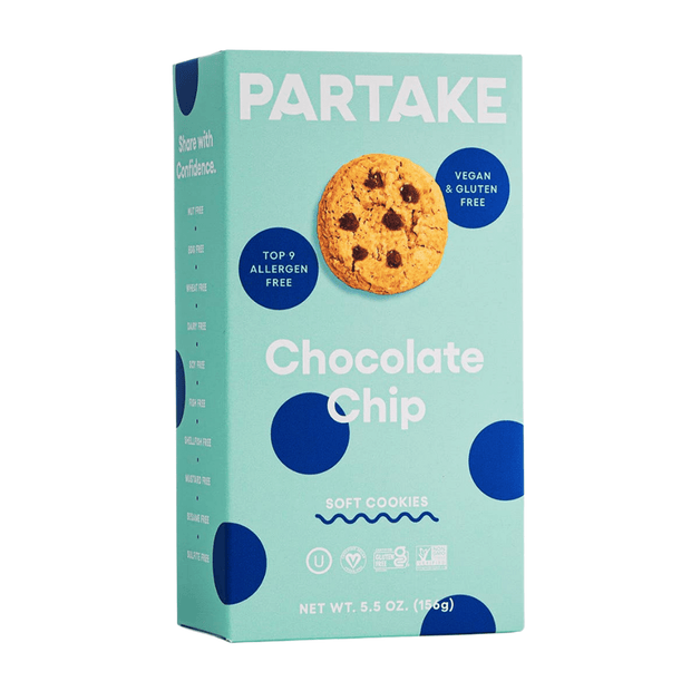 Partake Soft Baked Chocolate Chip Cookies Food & Drink