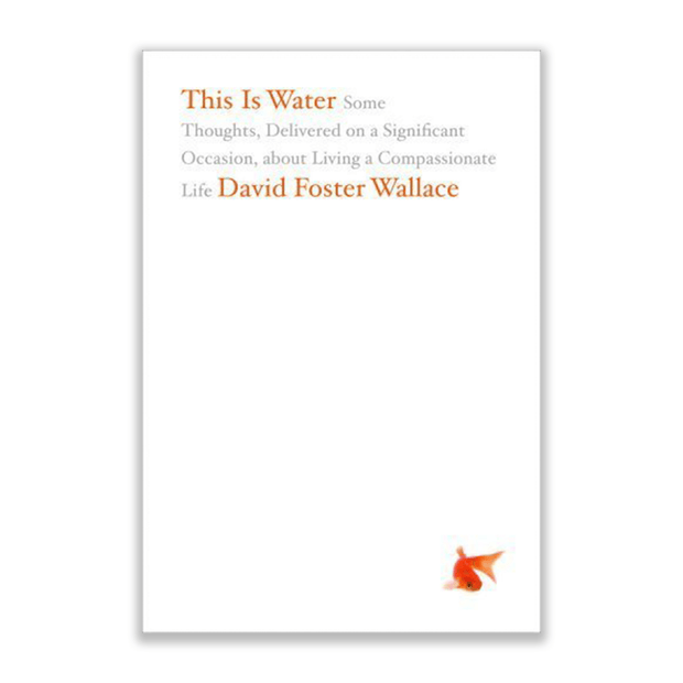 David Foster Wallace This is Water - Some Thoughts, Delivered on a Significant Occasion, about Living a Compassionate Life Books & Journals