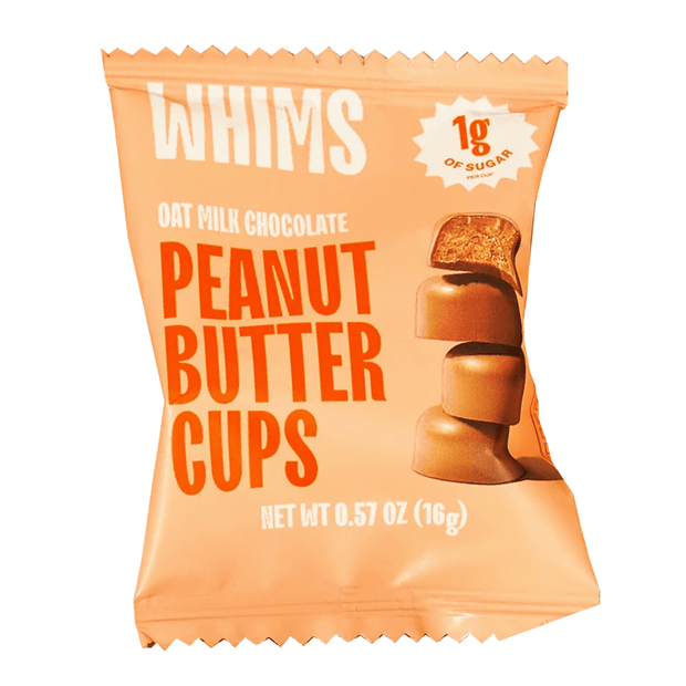 Whims Oat Milk Chocolate Peanut Butter Cups - Individual Food & Drink