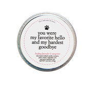Luxepets Hardest Goodbye Candle (Pet Loss) Candles
