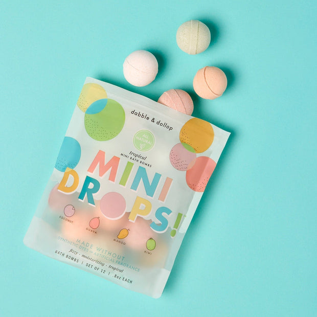 Dabble & Dollop Droplets! Kids Bath Bombs Bath & Beauty