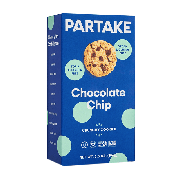 Partake Chocolate Chip Cookies Food & Drink