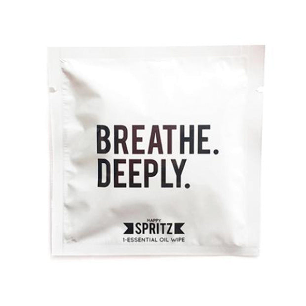 Happy Spritz Breathe Deeply Moist Towelette Bath & Beauty
