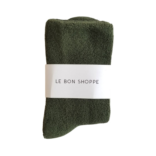 Le Bon Shoppe Cloud Socks - Forest Accessories