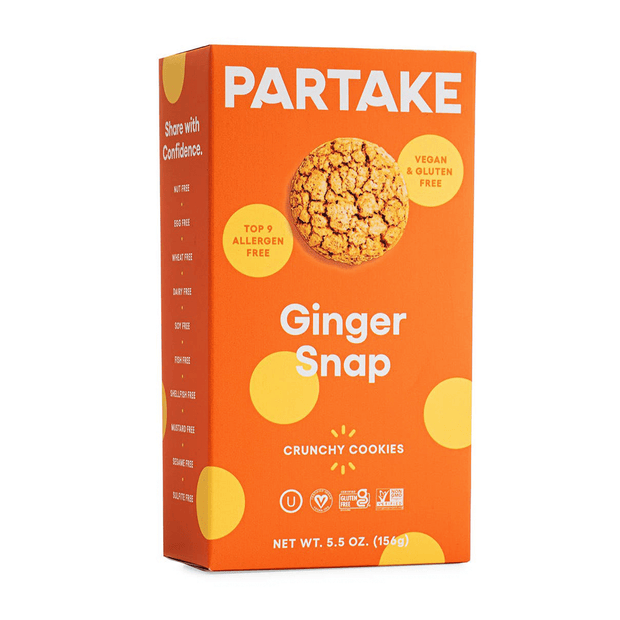 Partake Ginger Snap Cookies Food & Drink
