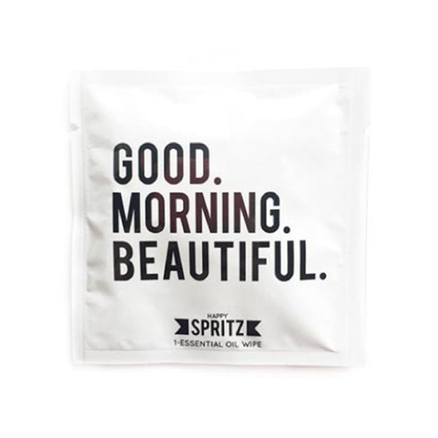 Happy Spritz Good Morning Beautiful Moist Towelette Bath & Beauty