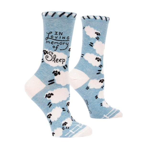 Blue Q In Loving Memory of Sleep Socks Accessories