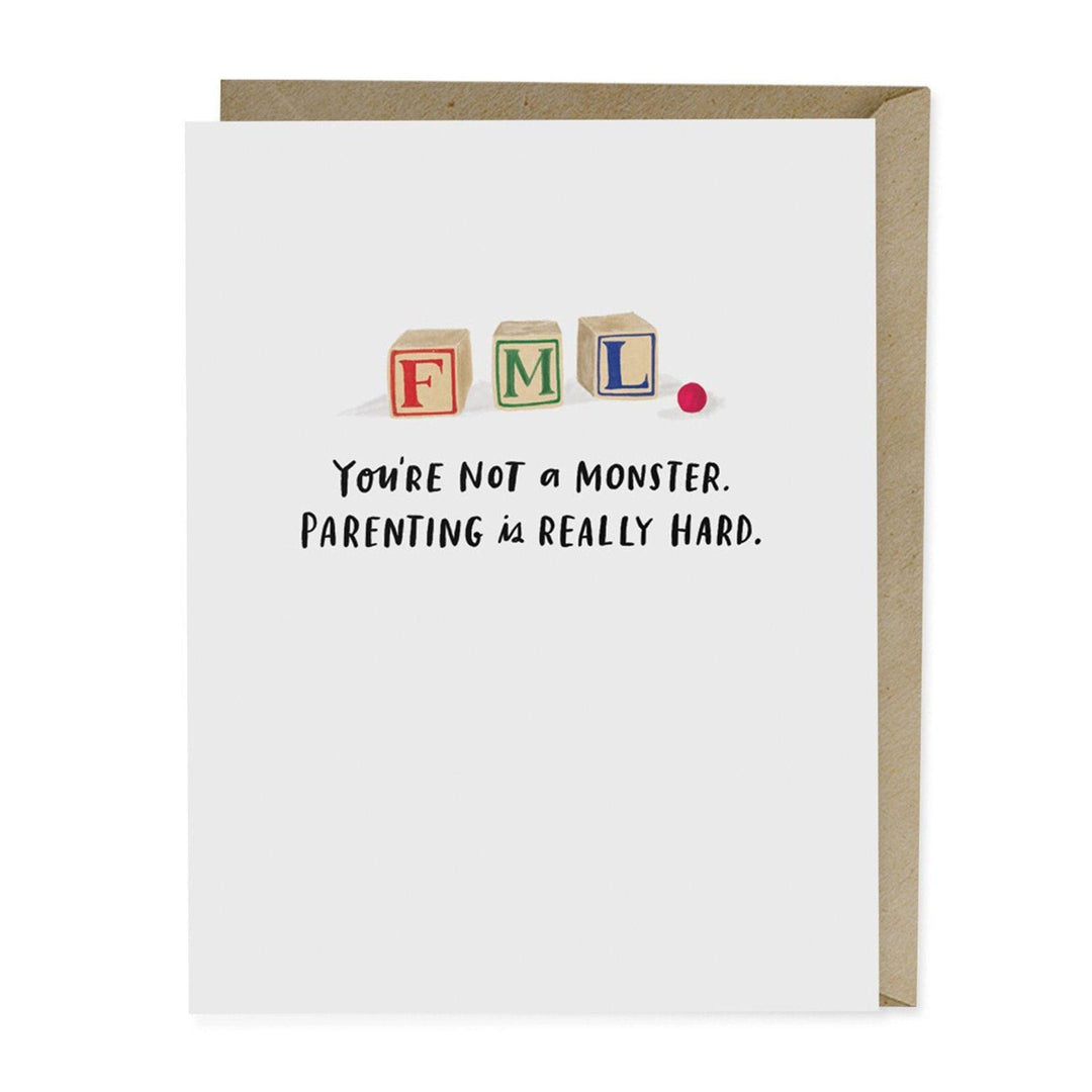 Em & Friends Not a Monster card – Good Grief