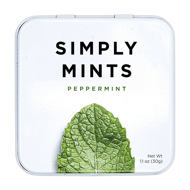 Simply Gum Peppermint Mints Food & Drink